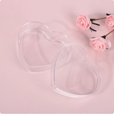 Mini Heart Shaped Plastic Container