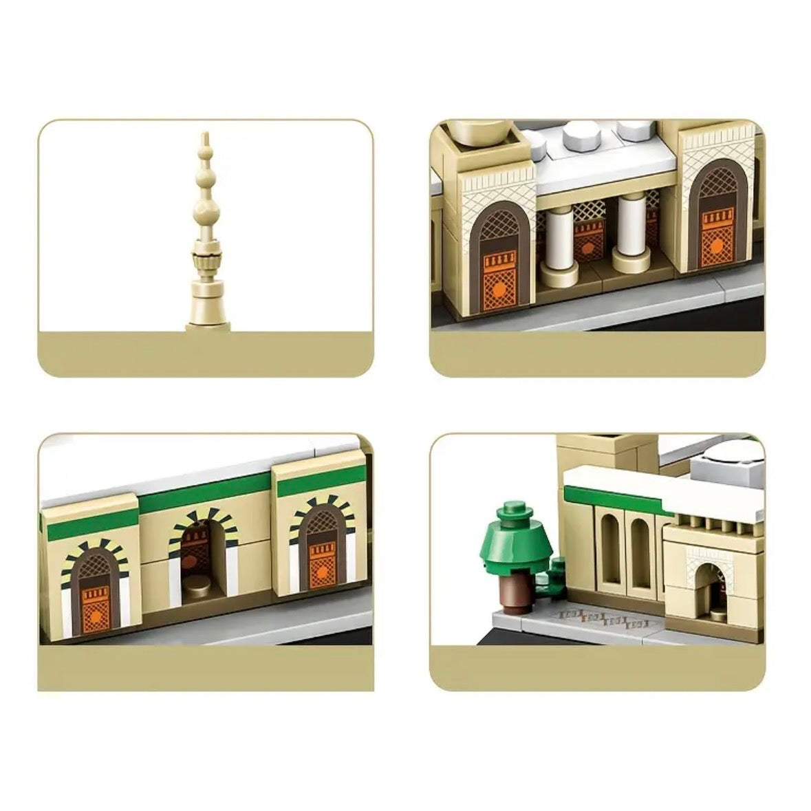 Madinah Mosque Building Blocks - 594pcs