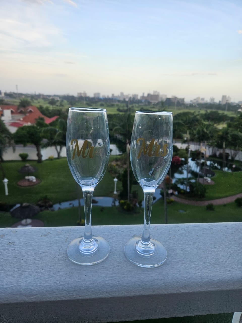 Wedding Glasses Mr and Mrs