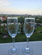 Wedding Glasses Mr and Mrs