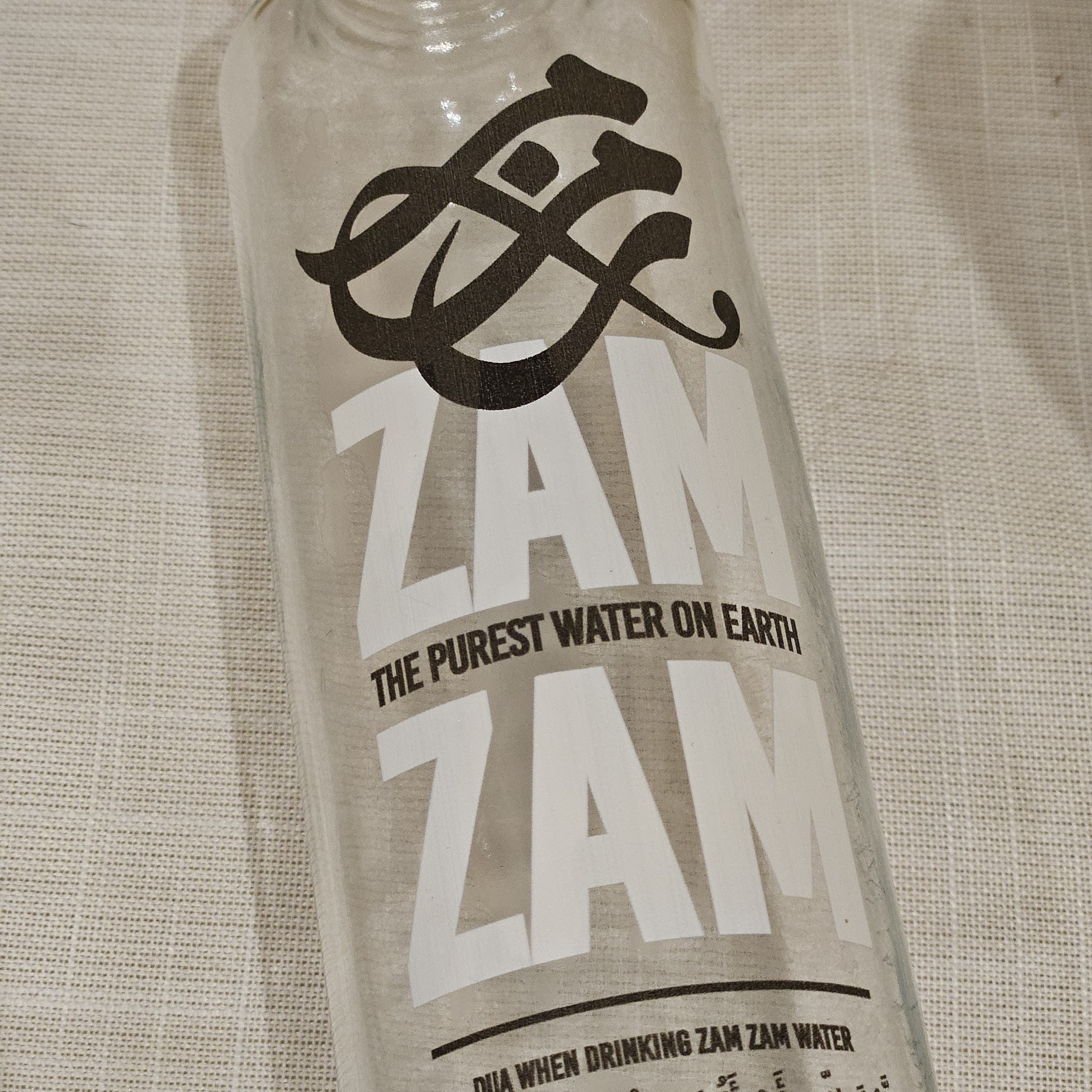 400ml Voss Style Zam Zam Glass Bottle