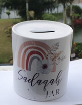 Sadqa-flesse en spaarpotte