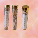 Favour Bottle with Gold Lid, Label and Tasbeeh