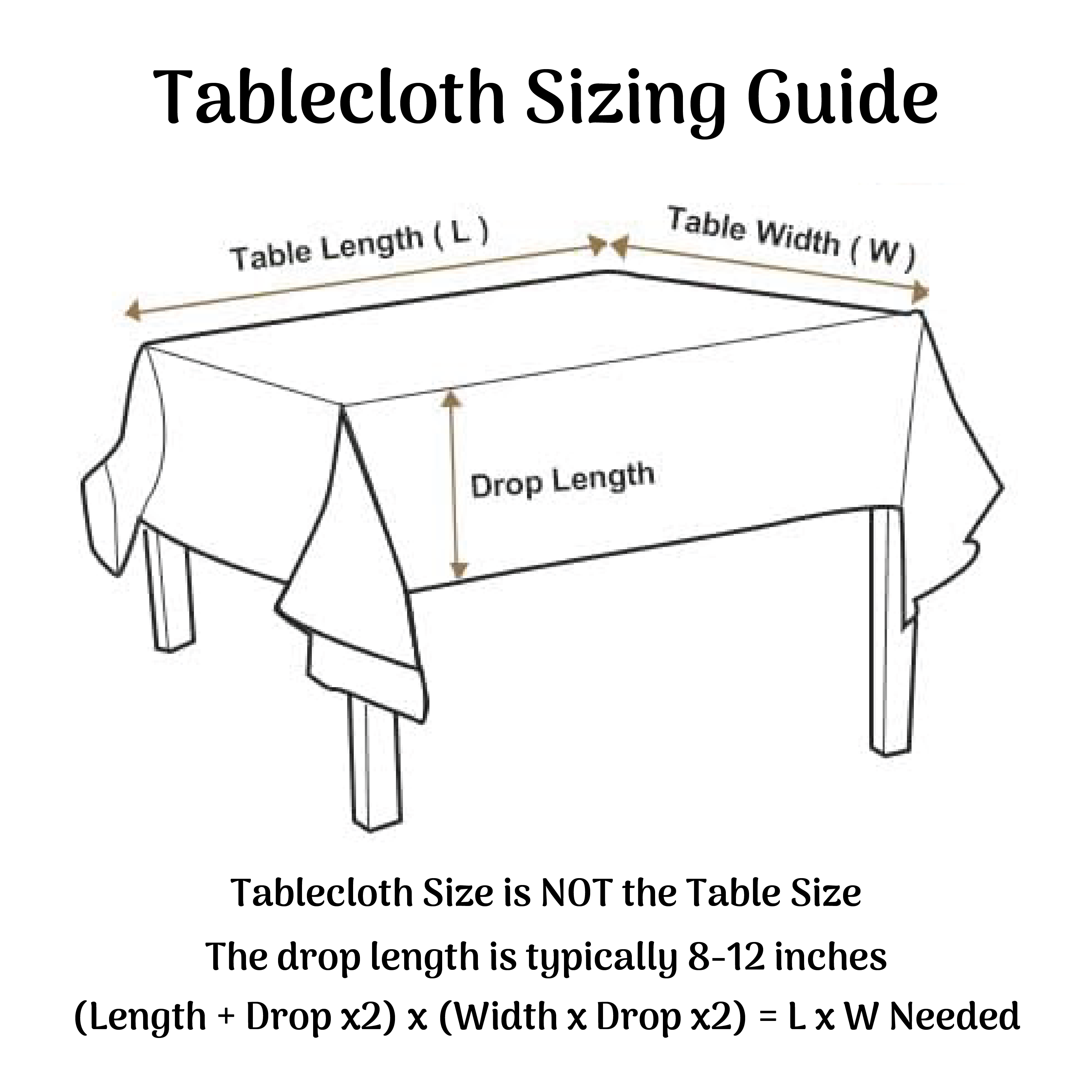 Gold Glitter Luxury Tablecloth