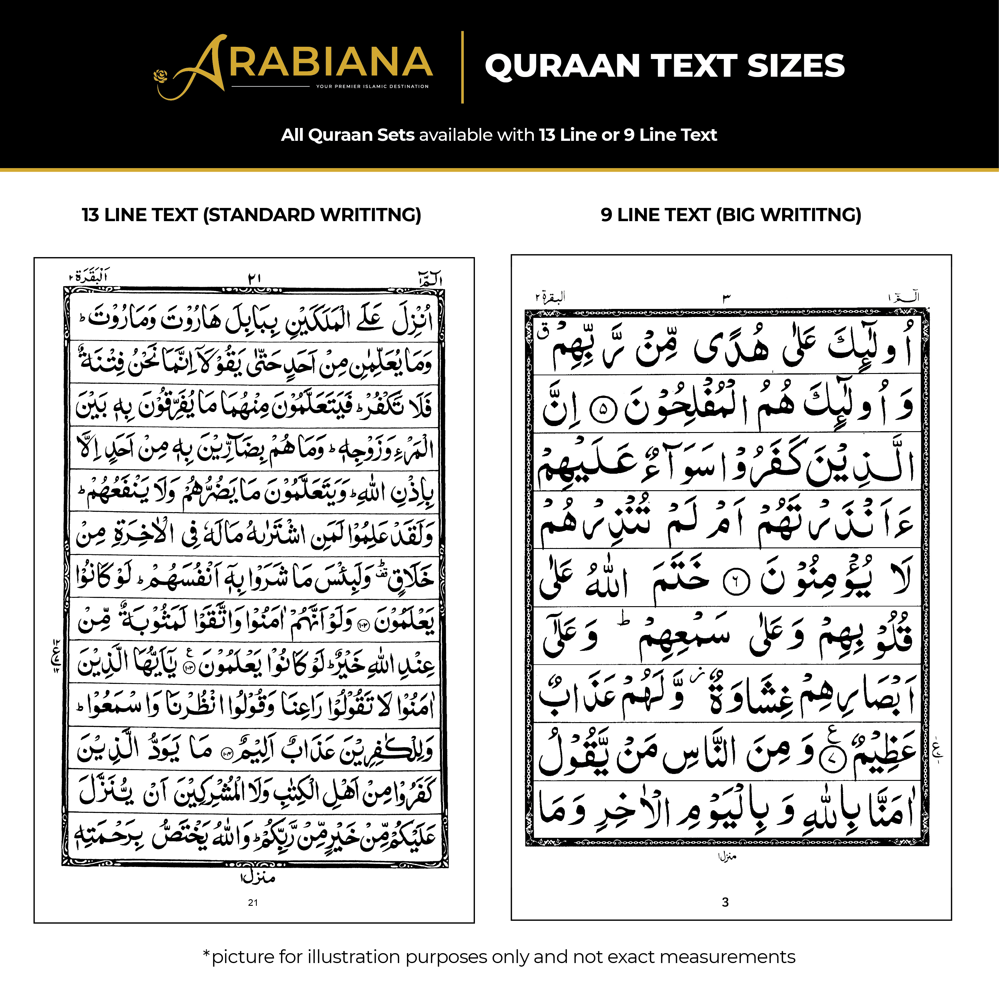 Black Floral Single Para Quran & 41 Yaseens Stel A5