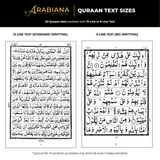 Black Floral Single Para Quran & 41 Yaseens Stel A5