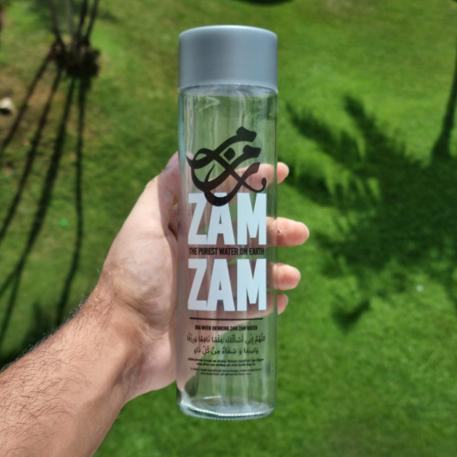 400ml Voss Style Zam Zam Glass Bottle