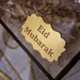 Eid Mubarak Gold Perspex Stickers (5pc pack)