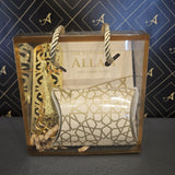 Gift Set 16 - 99 Names Kitaab + Gold Perspex Bookmark + Tasbeeh Counter + Gift Box