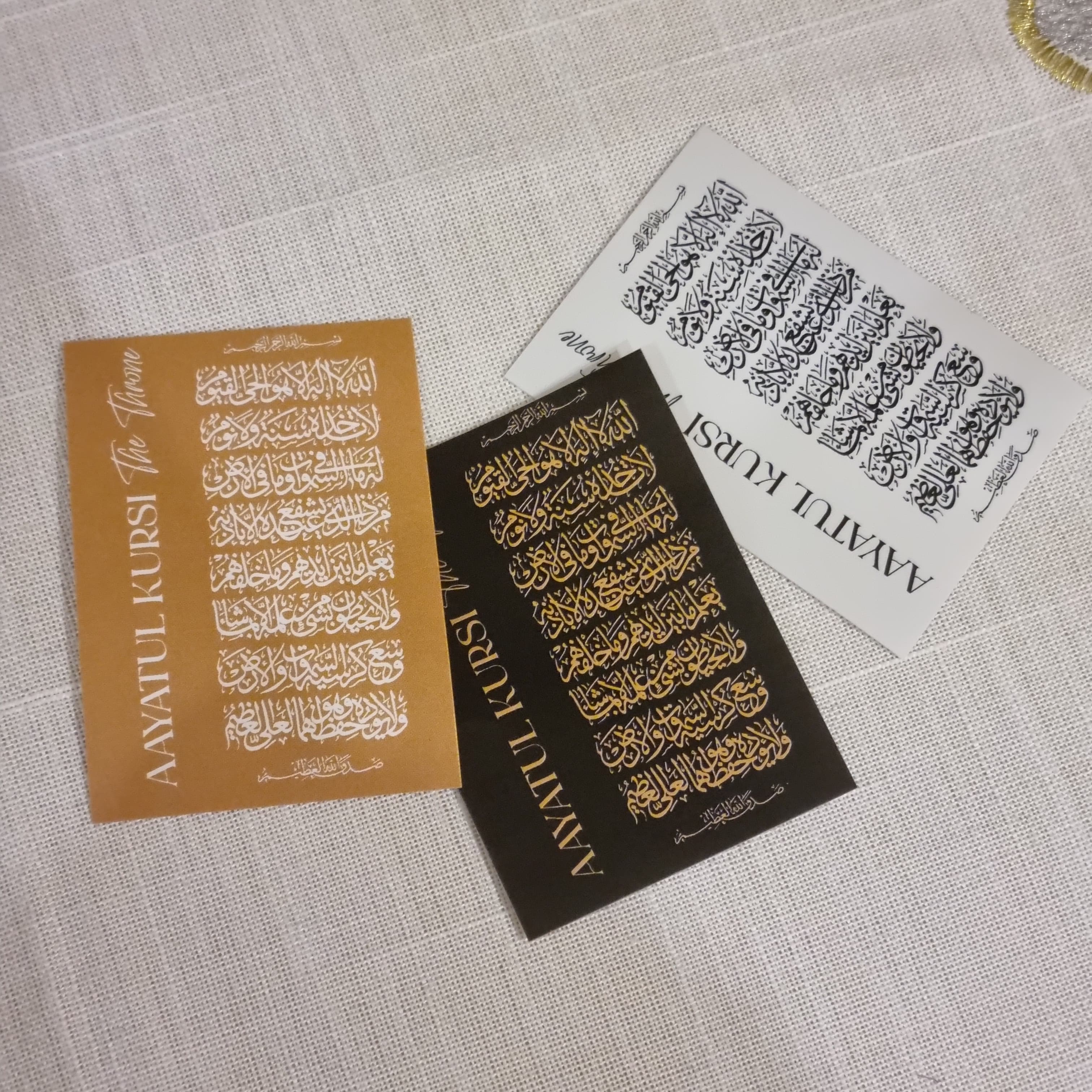 Ayatul Kursi Plakkers 5's