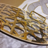 Round Perspex Geometric Tray