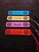 Bookmarks Acrylic Personalised Circular Design