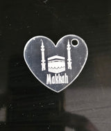 Keyring Engraved Makkah or Madinah