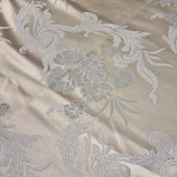 Beige Floral Luxury Tablecloth