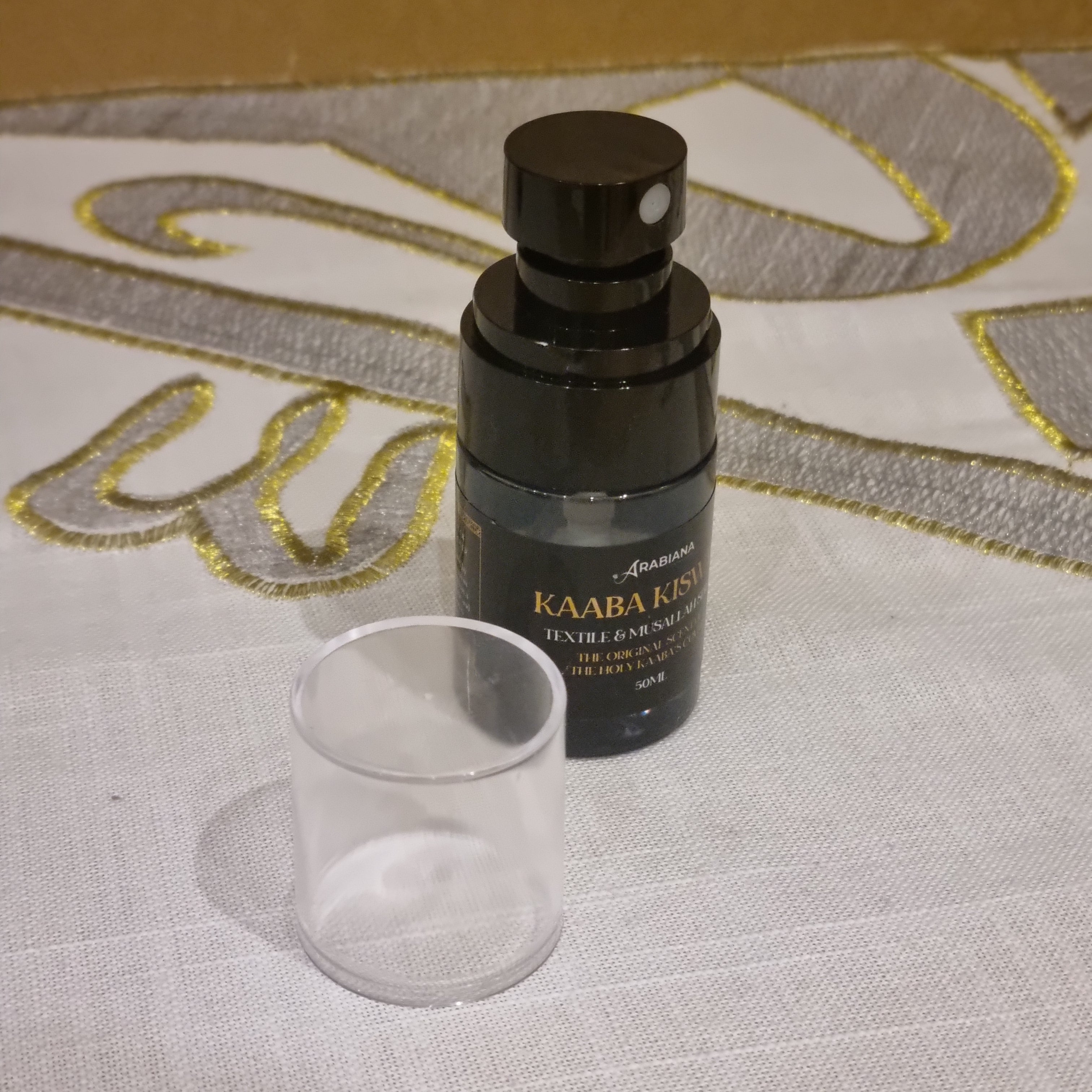 Mini Kaaba's Kiswah Tekstiel Spray 50ml