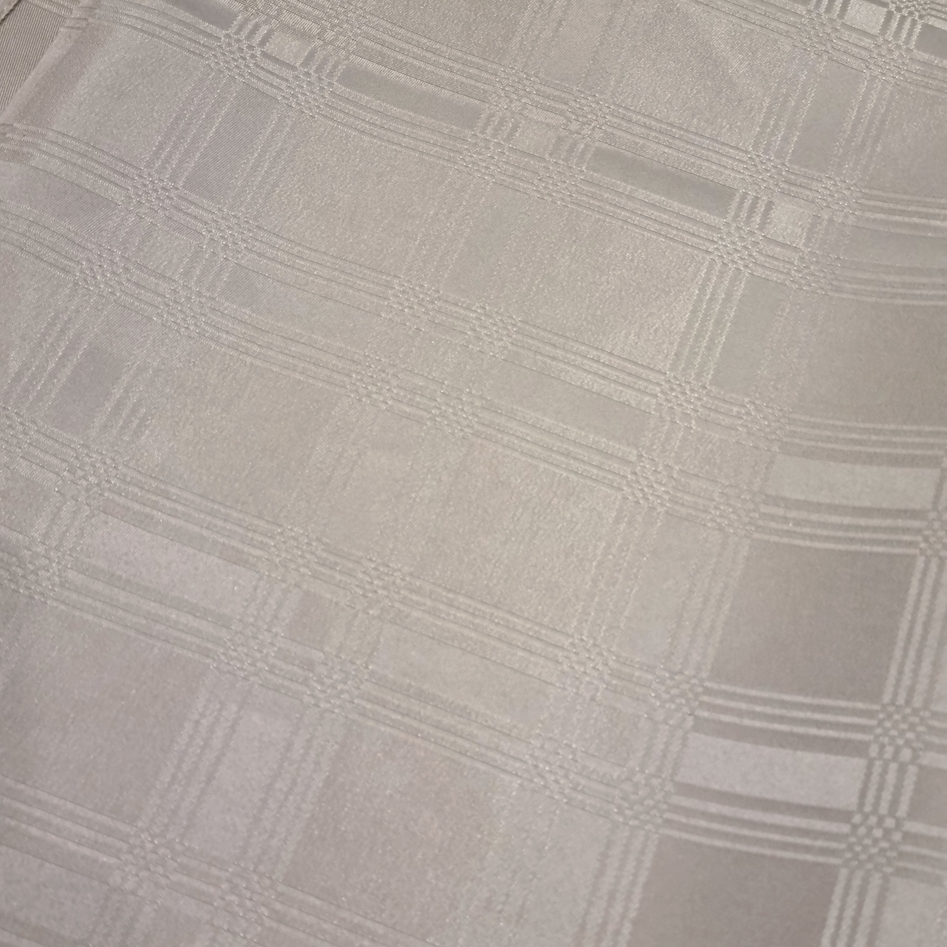 Light Brown Squares Luxury Tablecloth