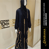 Luxury Black & Gold Abaya