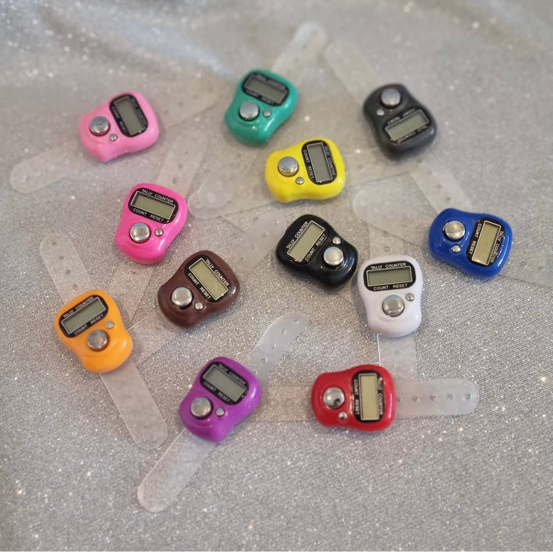 Plain Digital Finger Tasbeeh (12 kleure)