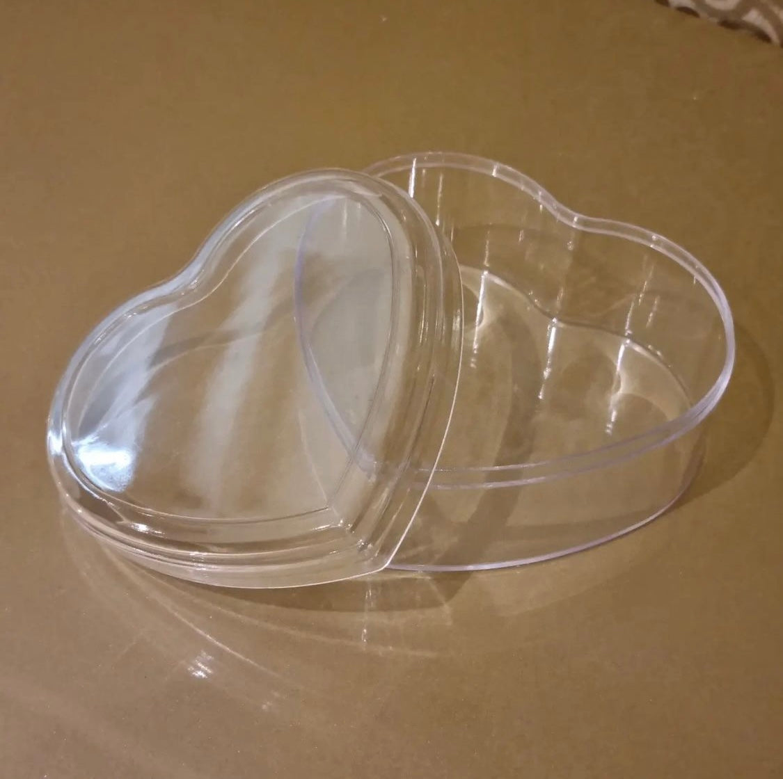 Heart Shaped Plastic Container