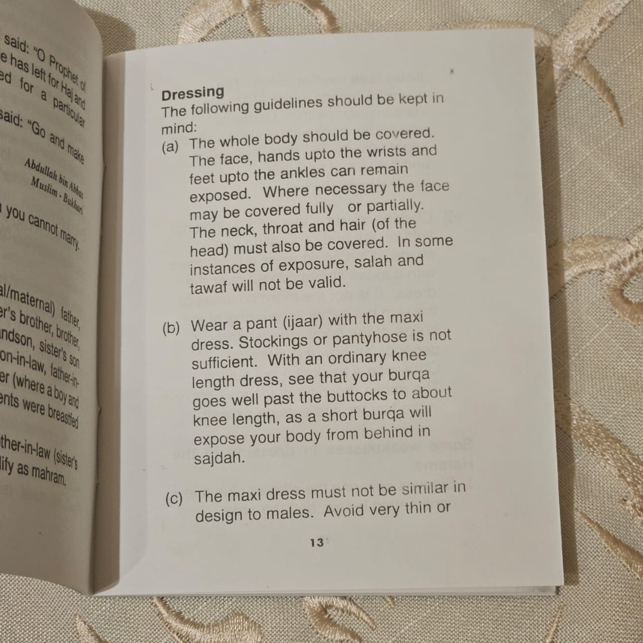 Die Dame in Haj & Umrah