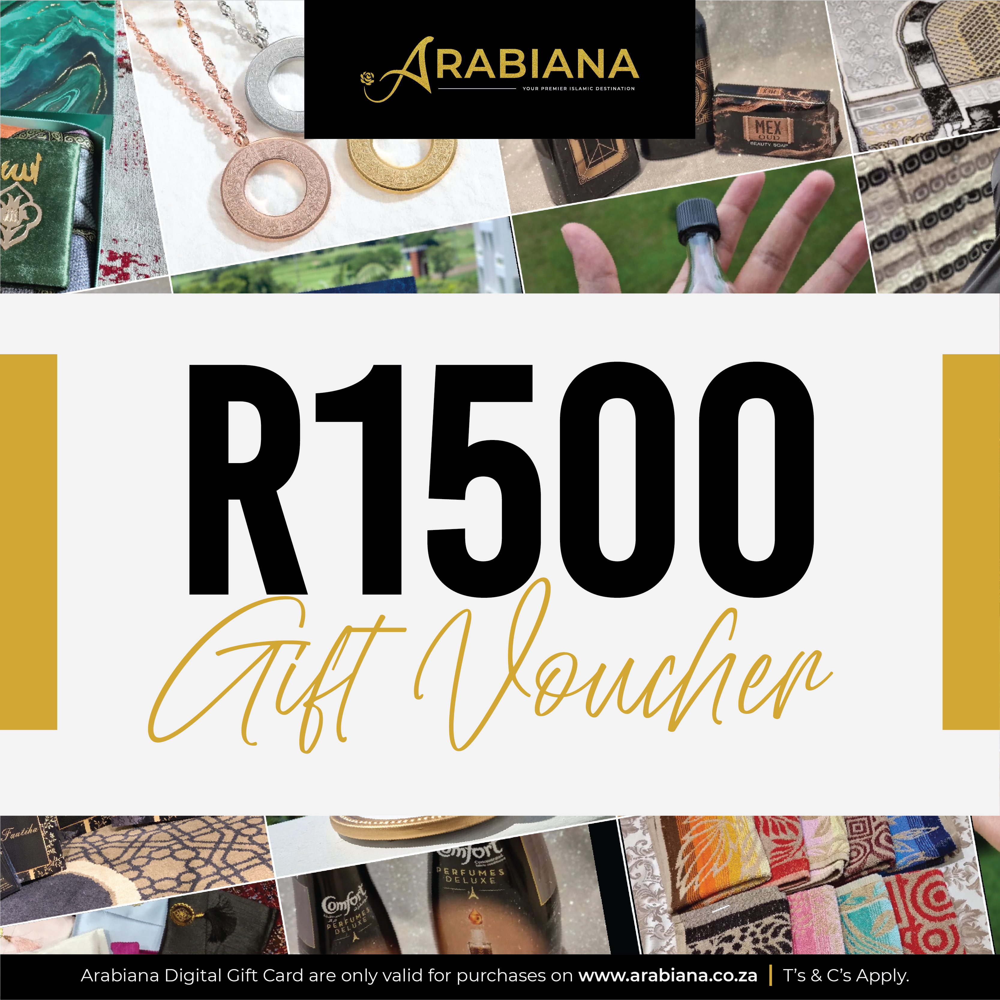 Geskenkbewys Arabiana R1500 - Virtueel