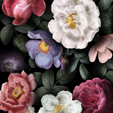 Black Floral Design