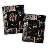 Black & Gold Single Para Quran & 41 Yaseens Set A5