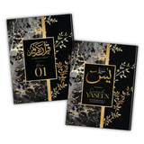 Black & Gold Single Para Quran & 41 Yaseens Set A5