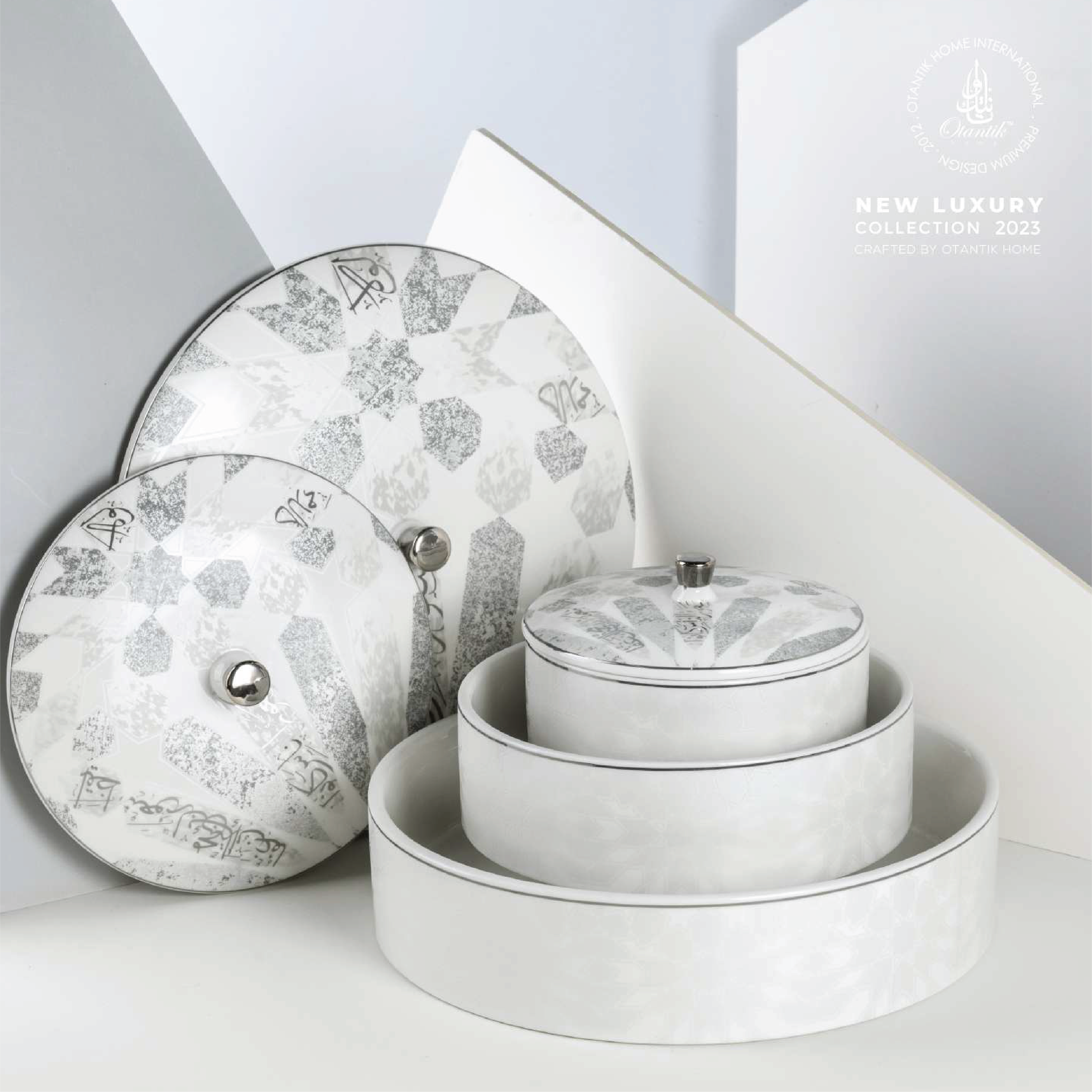 Otantik Amal Hope Medium Date Bowl Silver