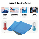 Cooling Towel with Silicone Bag