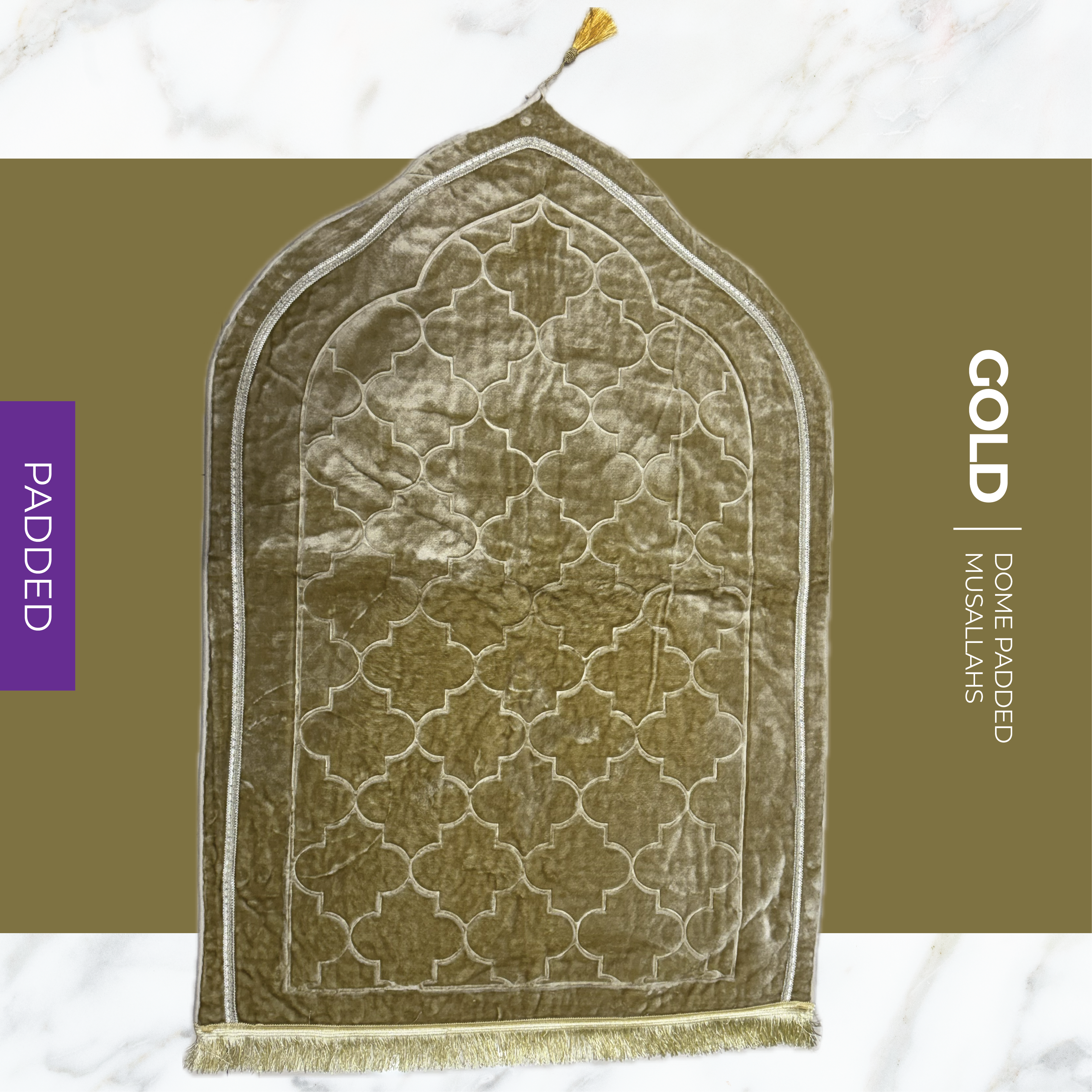 Dome Padded Soft-Touch Padded Musallahs (6 Colours)