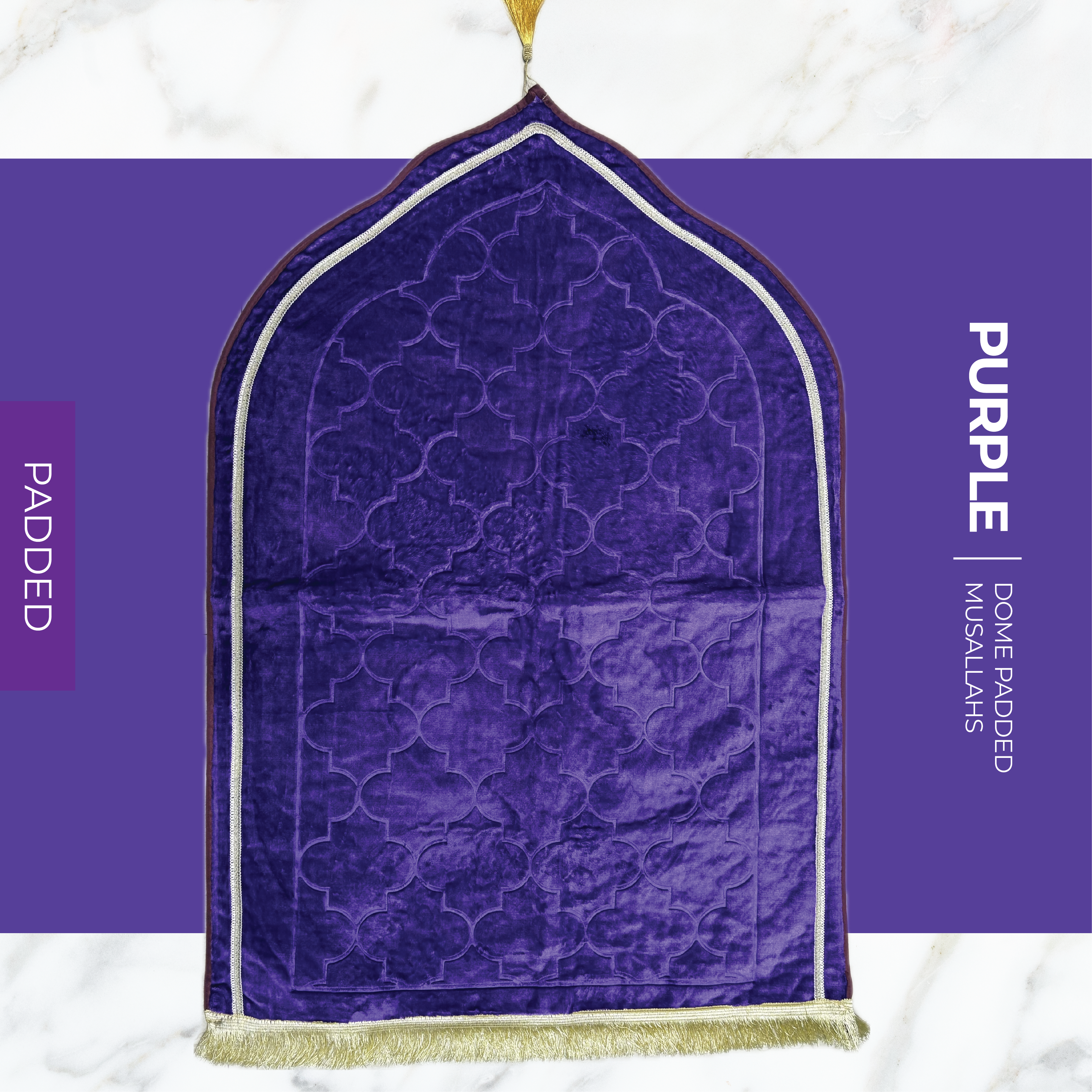 Dome Padded Soft-Touch Padded Musallahs (6 Colours)