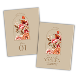 Brown Floral Single Para Quran & 41 Yaseens Set A5