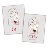 Grey Floral Single Para Quran & 41 Yaseens Set A5