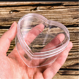 Mini hartvormige plastiekhouer 