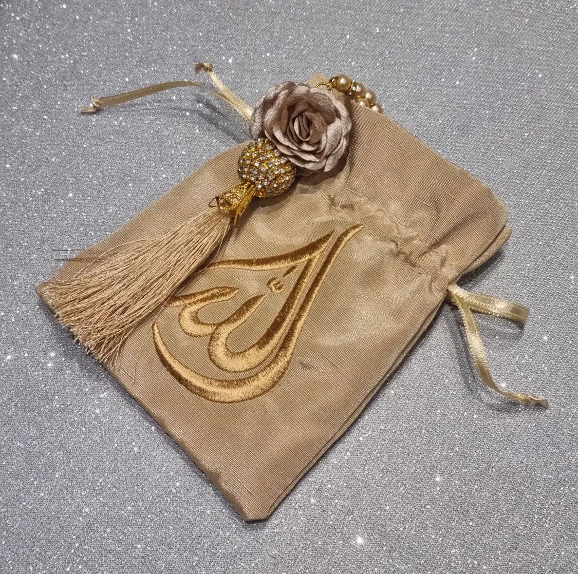 Allahu Embroided Gift Bag (7 Colours)