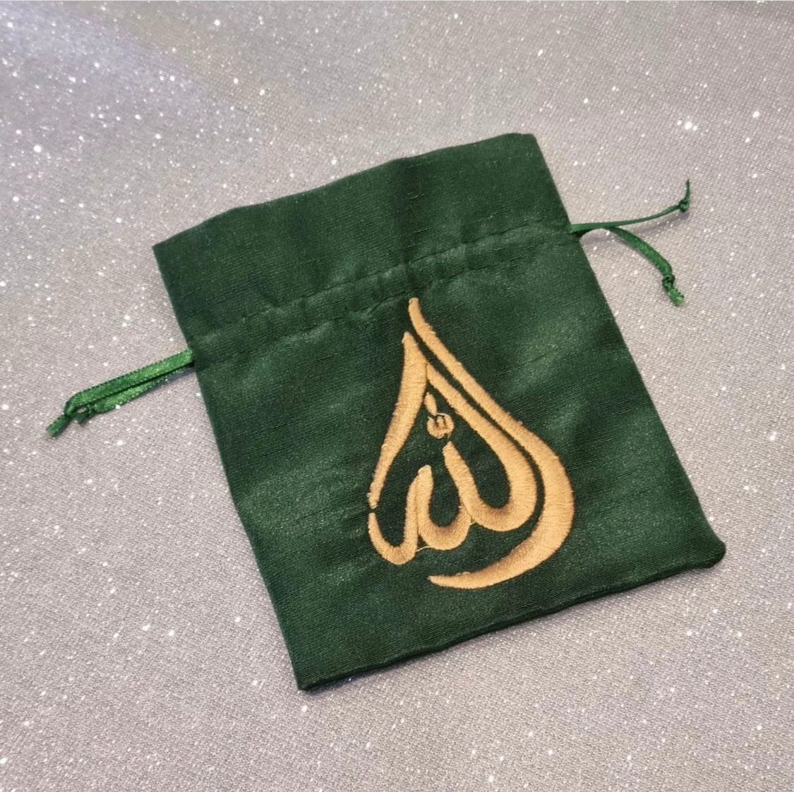 Allahu Embroided Gift Bag (7 Colours)