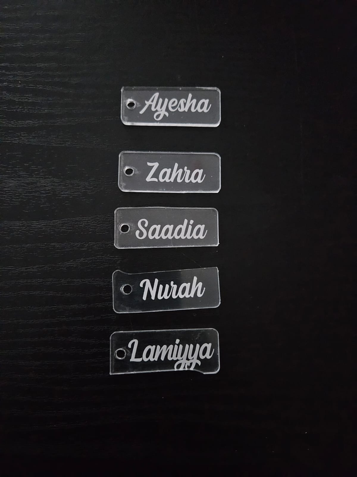Personalised Engraved Keyring (Rectangle)