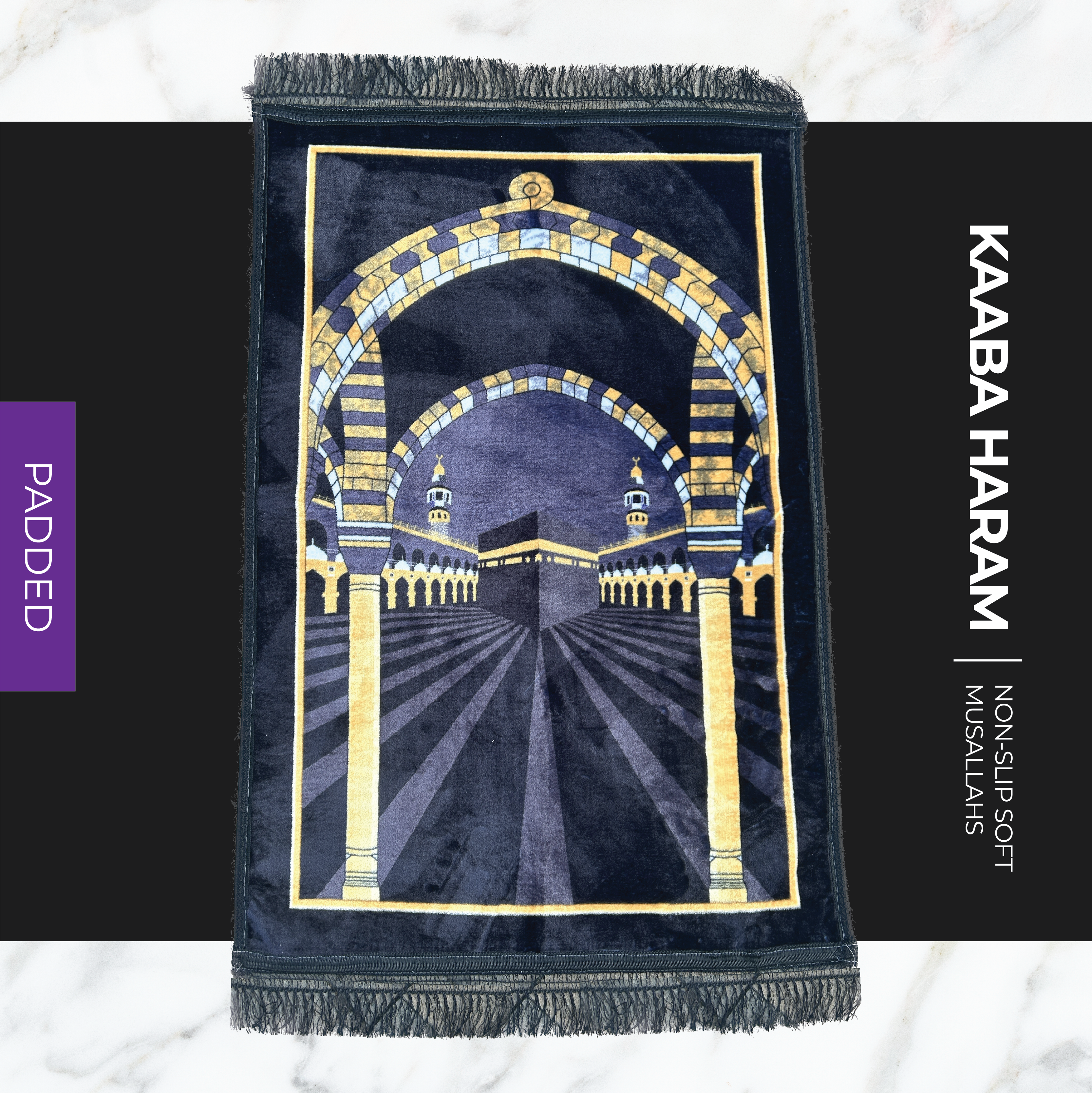 Designs Padded Soft-Touch Non-Slip Musallahs (2 Designs)