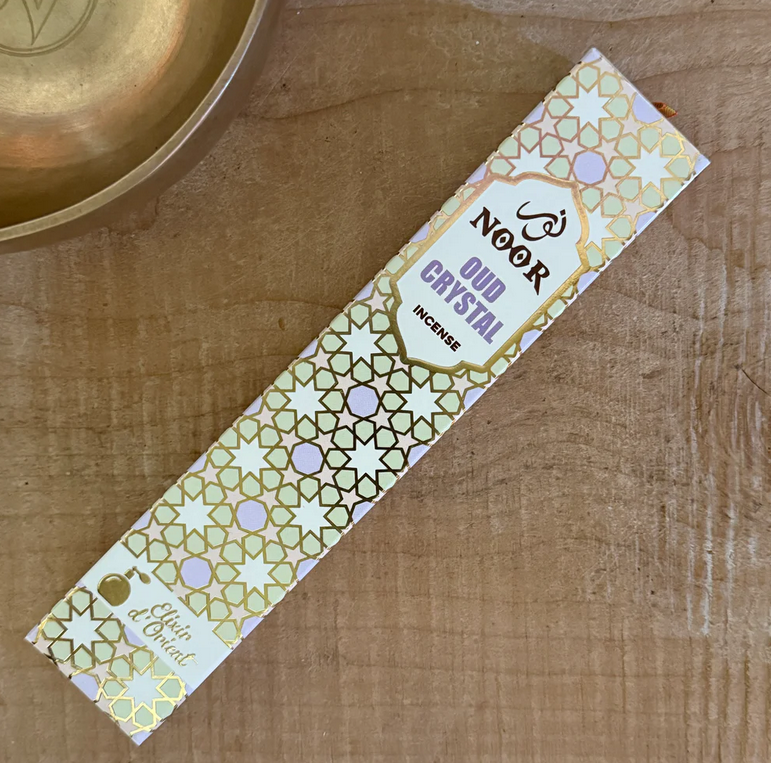 Noor Oud Crystal Incense Sticks (Agarbathi) 15g