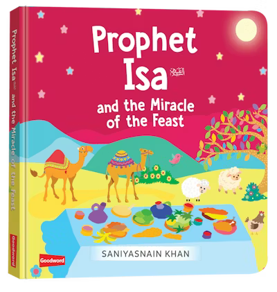 Prophet Isa and the Miracle of the Feast (Board Book) - Goodword - Children's islamic books