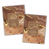 Grey Marble Single Para Quran &amp; 41 Yaseens Stel A5