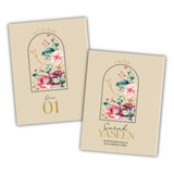 Gold Floral Single Para Quran & 41 Yaseens Set A5