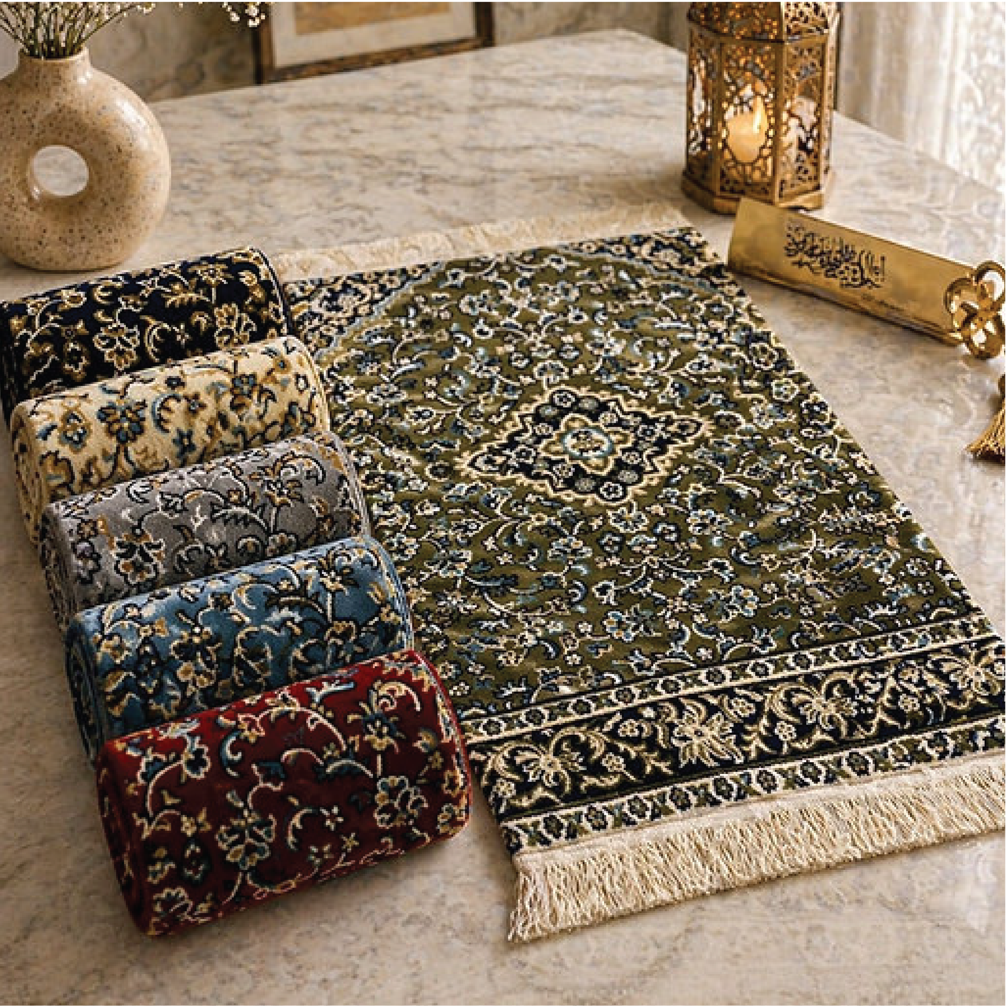 I-Plain Padded Soft-Touch Padded Musallahs (Imibala emi-5)
