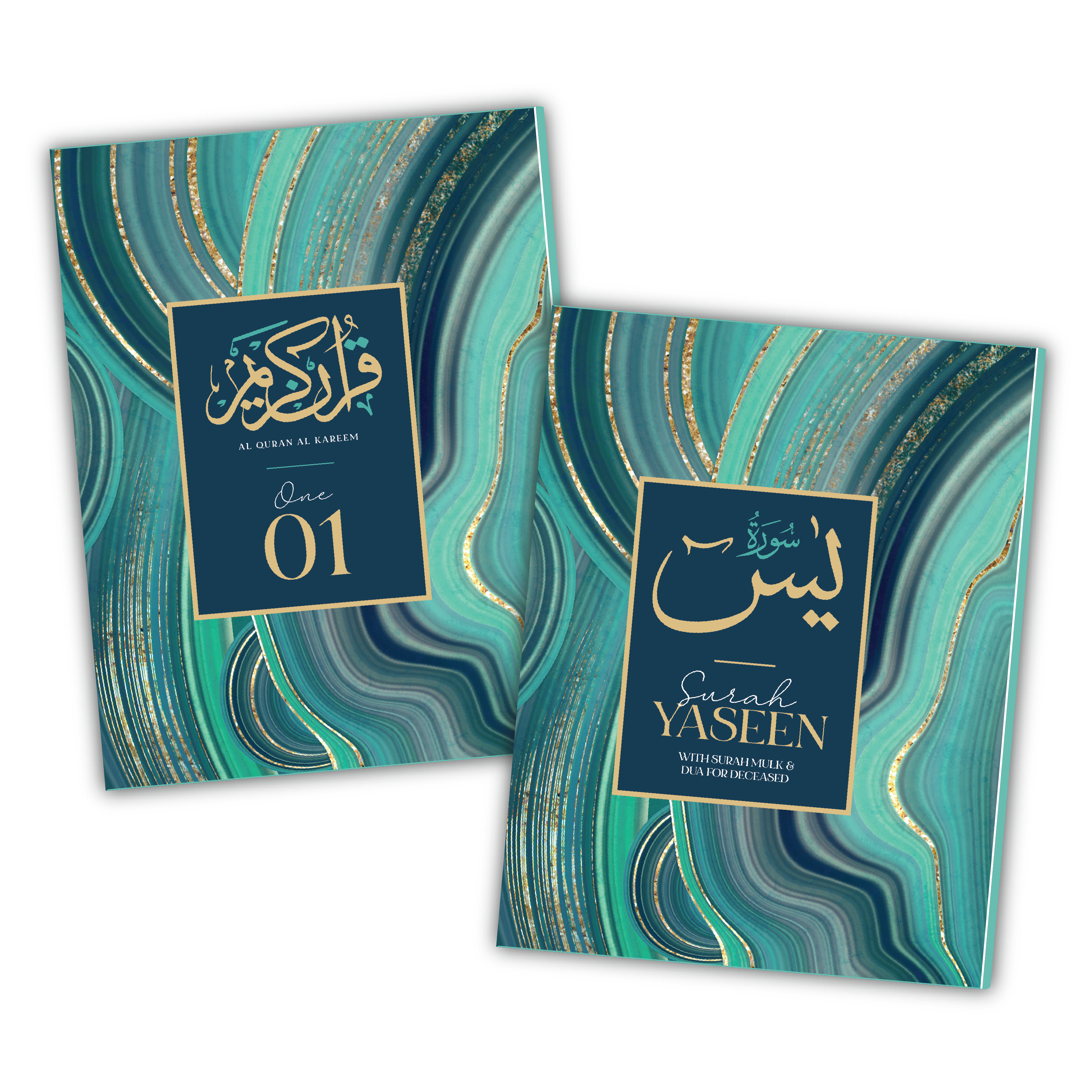 Shades of Blue Single Para Quran & 41 Yaseens Set A5