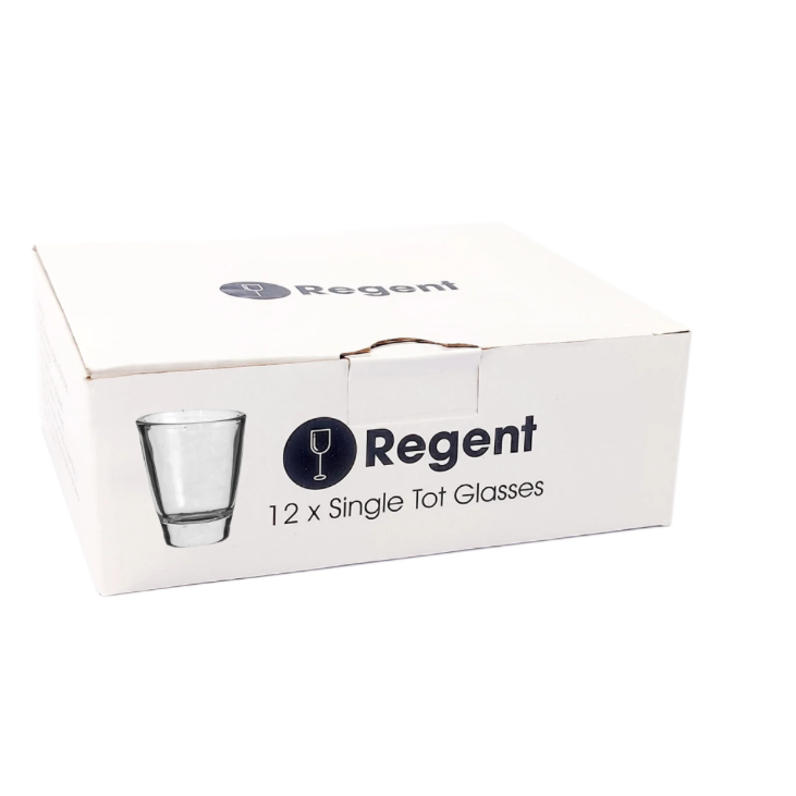 Regent Clear Zam Zam Glass Cups 12pc Set (25ml)
