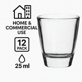 Regent Clear Zam Zam Glass Cups 12pc Set (25ml)