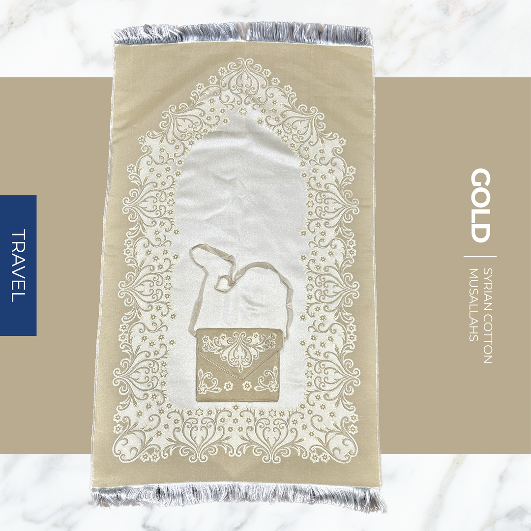 Syrian Cotton Travel Musallahs in Bag (3 Colours) – Arabiana