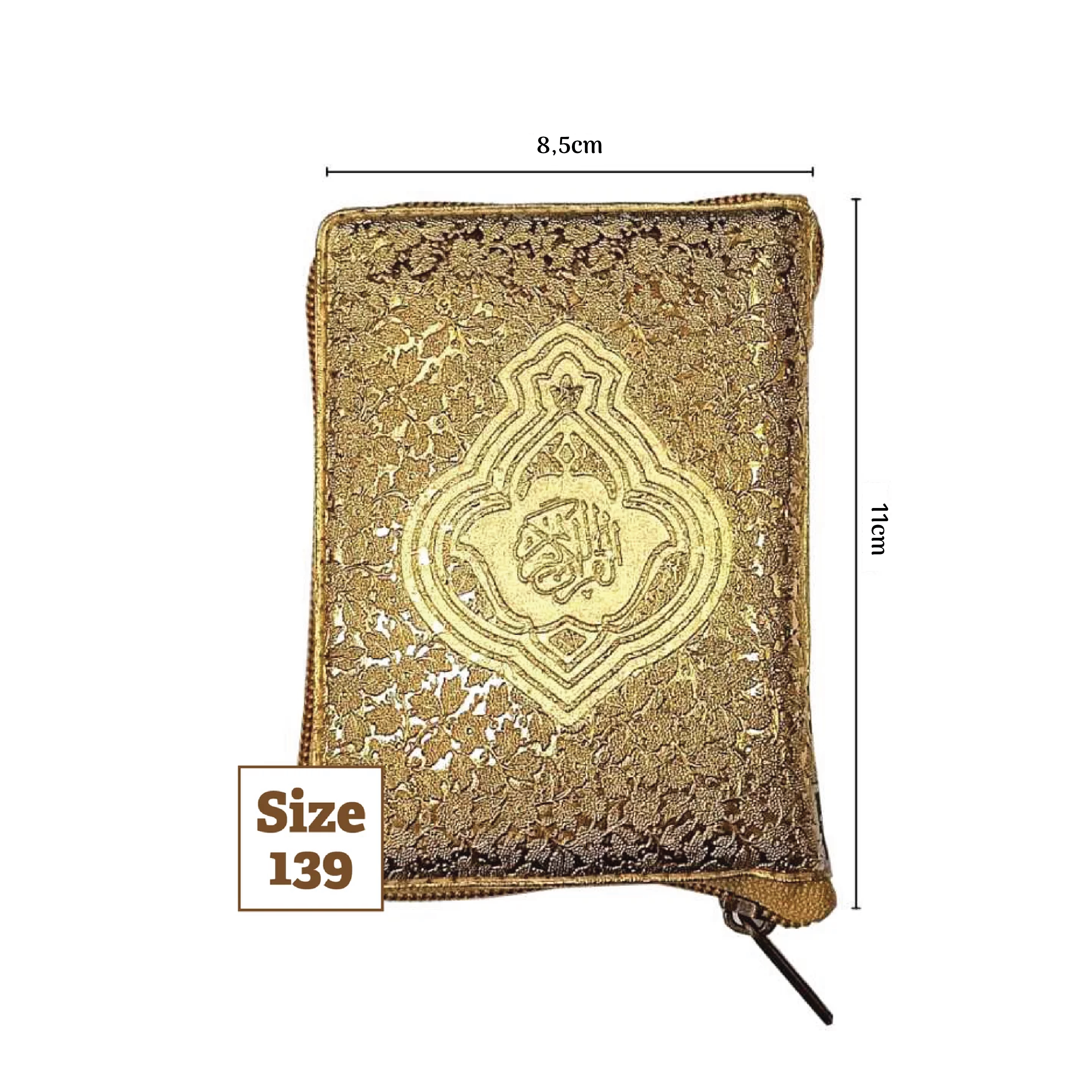 Travel Quraan 13 Line in Zip Cover