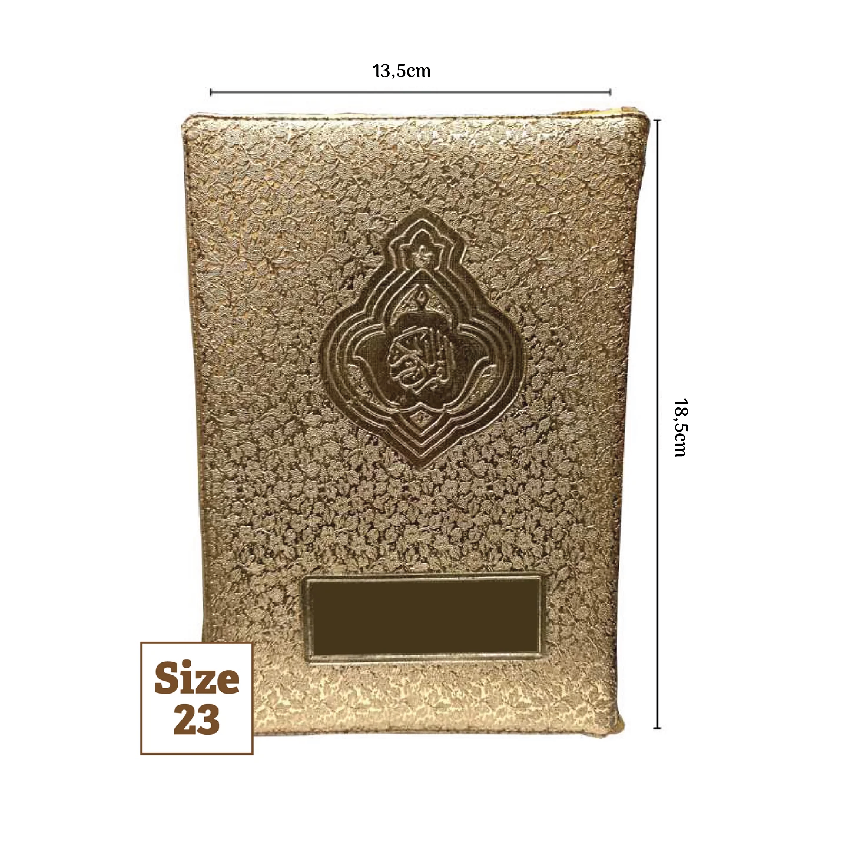 Travel Quraan 13 Line in Zip Cover